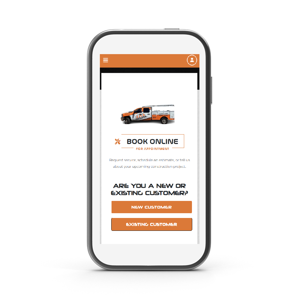 GAR Construction mobile site